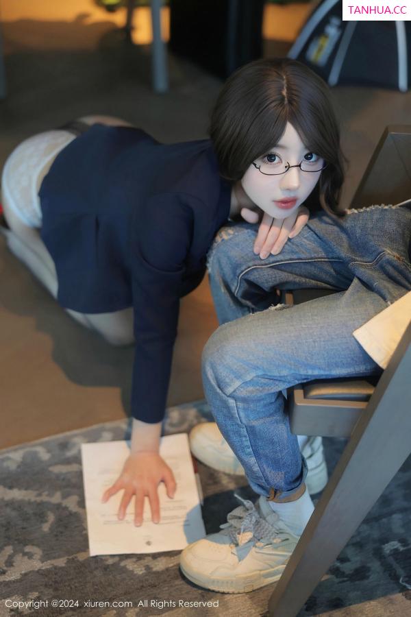   [XiuRen]高清写真图 2024.11.22 No.9486 桃妖夭 黑丝美腿第16张图片